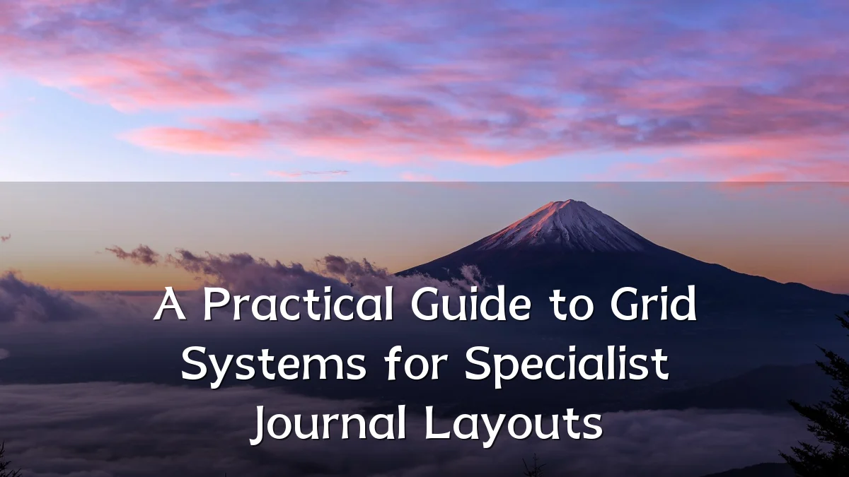 A Practical Guide to Grid Systems for Specialist Journal Layouts