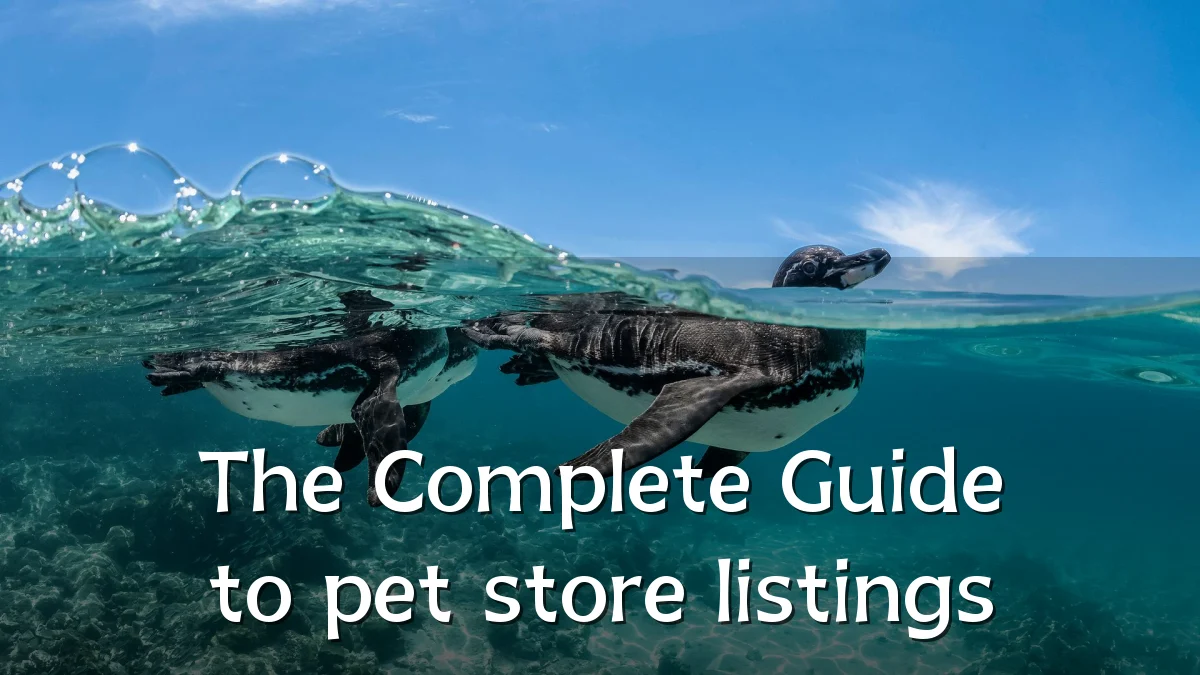The Complete Guide to pet store listings