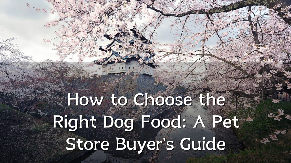 How to Choose the Right Dog Food: A Pet Store Buyer's Guide