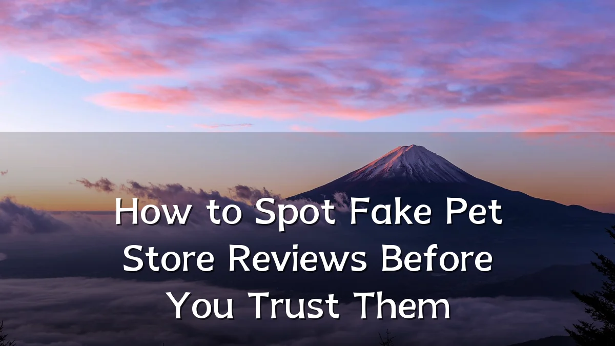 How to Spot Fake Pet Store Reviews Before You Trust Them