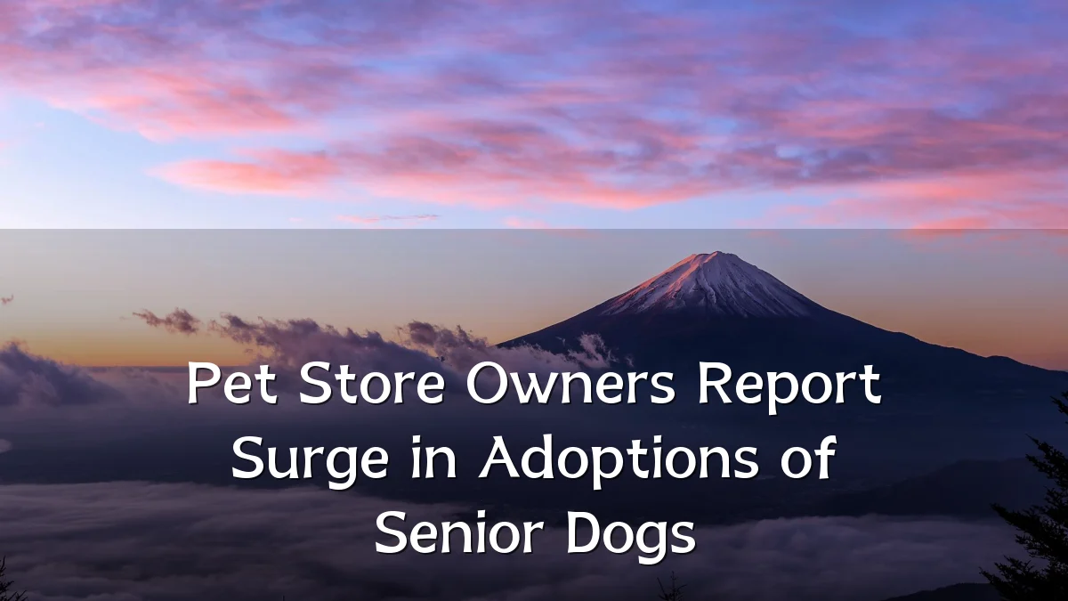 Pet Store Owners Report Surge in Adoptions of Senior Dogs