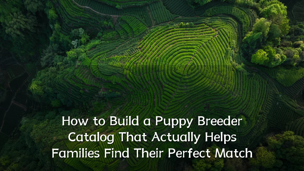 How to Build a Puppy Breeder Catalog That Actually Helps Families Find Their Perfect Match
