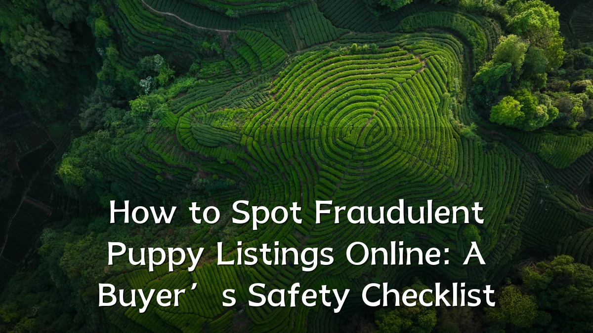 How to Spot Fraudulent Puppy Listings Online: A Buyer’s Safety Checklist